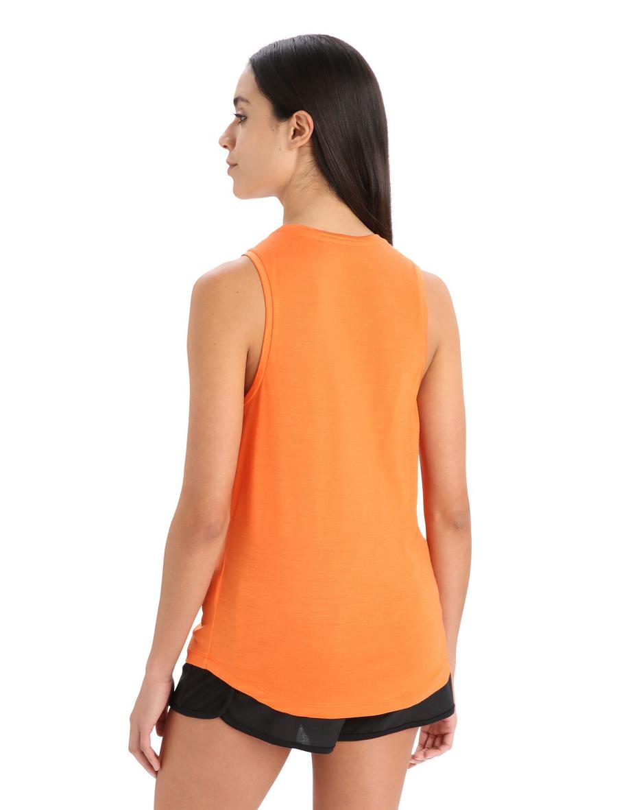 Flash Icebreaker Merino Sphere II Tank Women's T Shirts | AU 1570YXFU